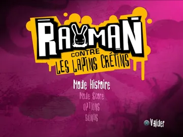 Rayman - Raving Rabbids screen shot title